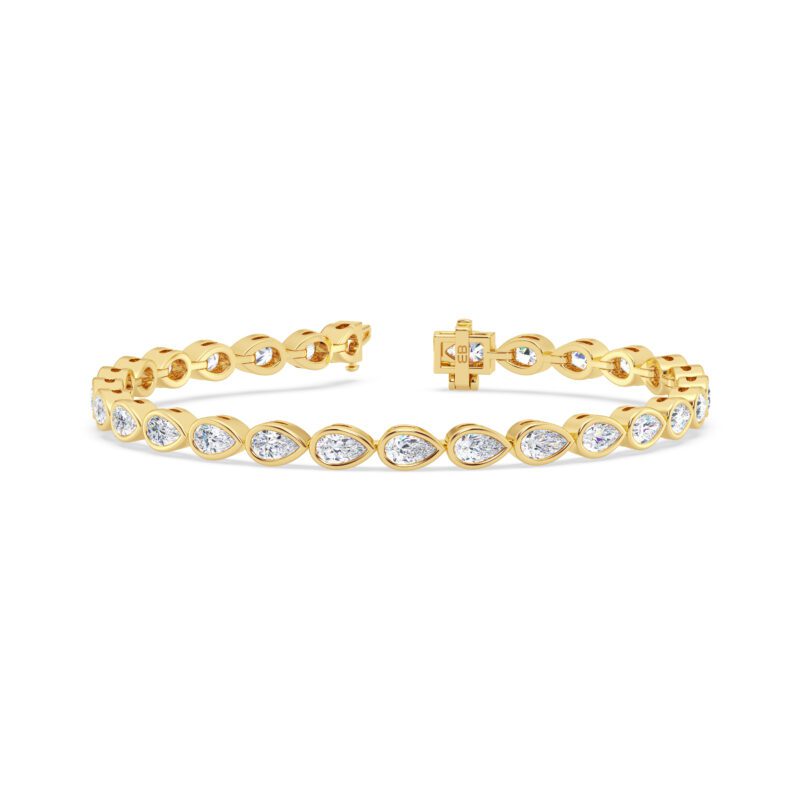 Pear Sparkle Tennis Bracelet