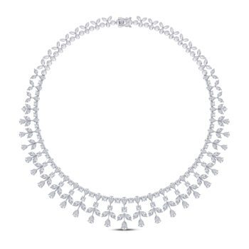 Solar Gleam Diamond Necklace