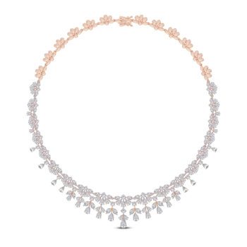 Floral Fantasy Diamond Necklace