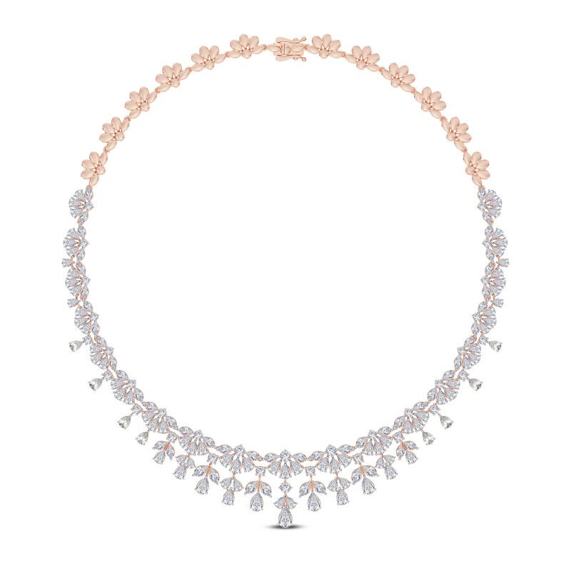 Floral Fantasy Diamond Necklace