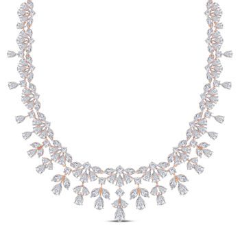 Floral Fantasy Diamond Necklace