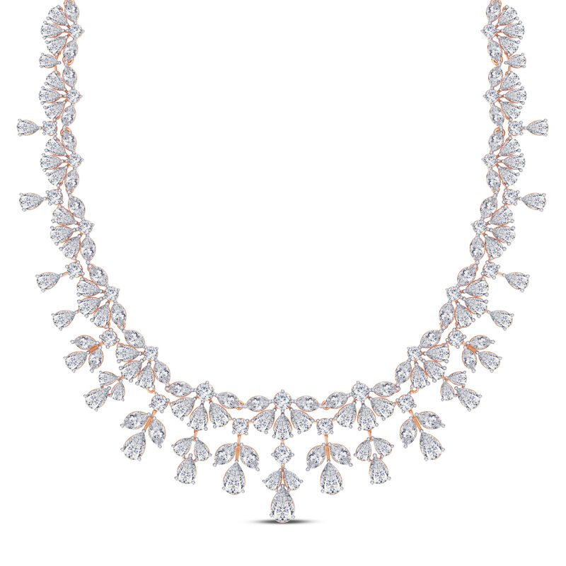 Floral Fantasy Diamond Necklace