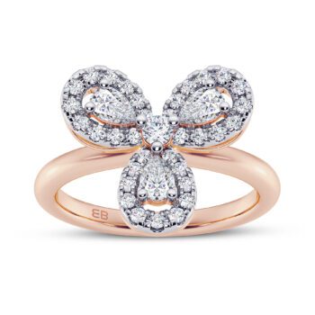 Pear-fect Trifecta Diamond Ring