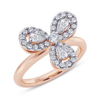 Pear-fect Trifecta Diamond Ring