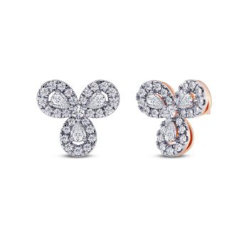 Pear-fect Trifecta Diamond Earring