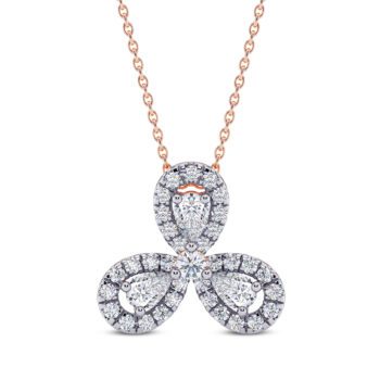 Pear-fect Trifecta Diamond Pendant