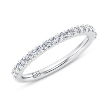 Sleek Half Eternity Ring