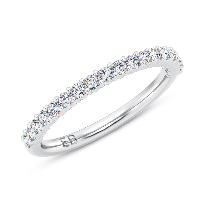 Sleek Half Eternity Ring