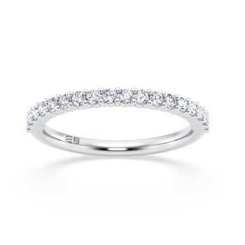 Sleek Half Eternity Ring