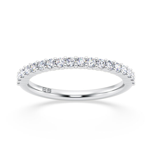 Sleek Half Eternity Ring