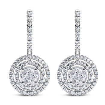 Endless Love Drop Diamond Earring