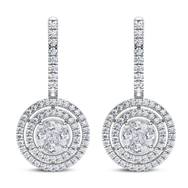 Endless Love Drop Diamond Earring