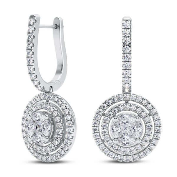 Endless Love Drop Diamond Earring