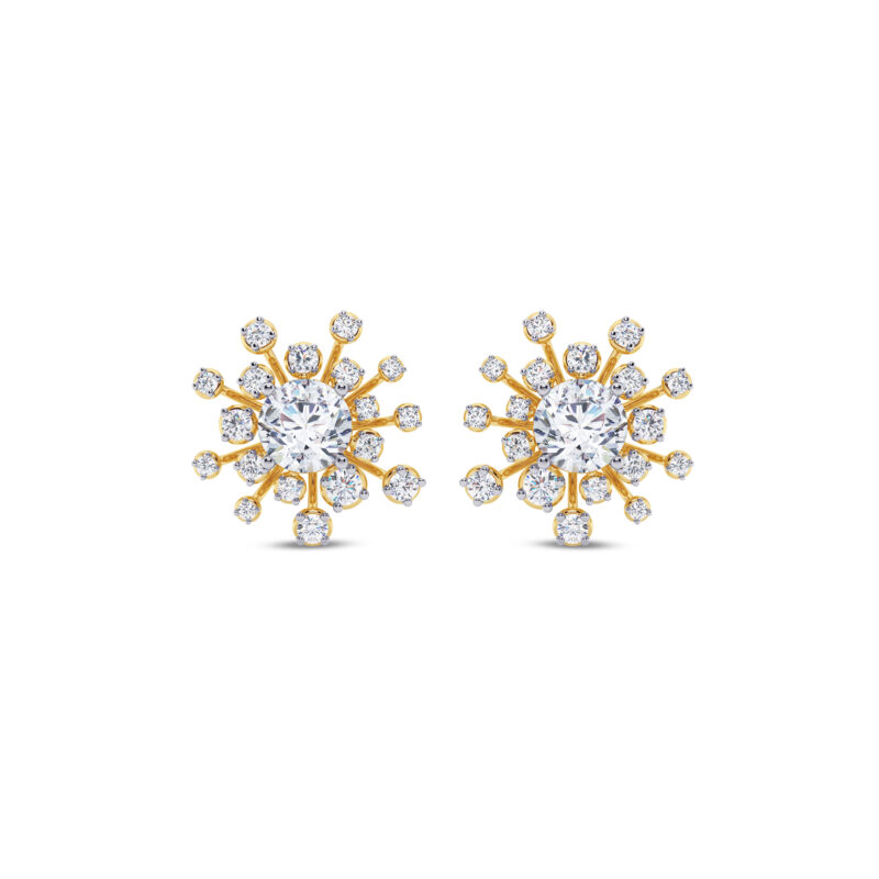 Starburst Diamond Earring