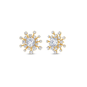 Starburst Diamond Earring