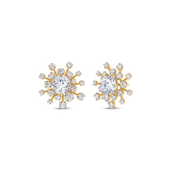 Starburst Diamond Earring