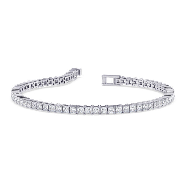 0.07 cts each 4 Prong Tennis Bracelet