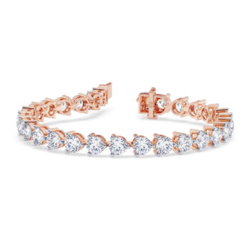 0.40 cts each 3 Prong Tennis Bracelet