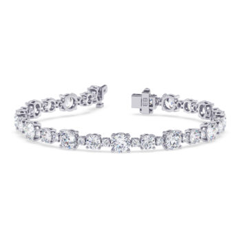 Scintillating Round Tennis Bracelet