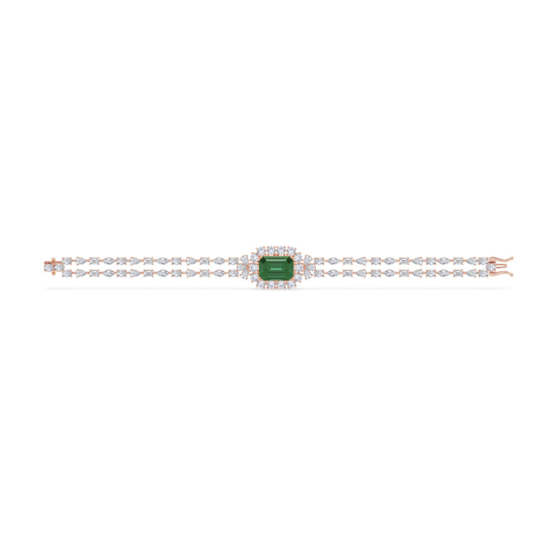 Contemporary Glam Green Bracelet