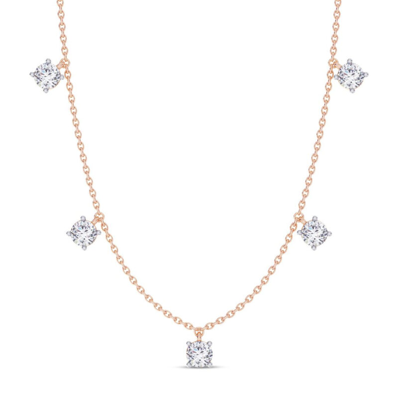 Brilliant Rhythm Diamond Necklace