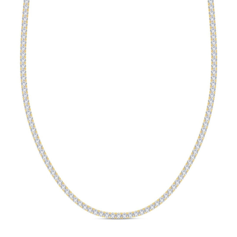 0.10 cts each Diamond Necklace