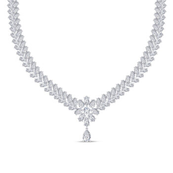 Contemporary Chic Diamond Necklace