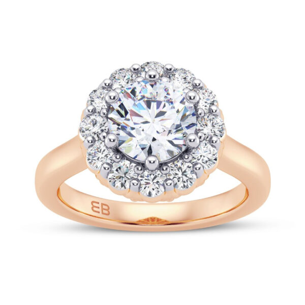 1 cts Center Fleur Lab Diamond Ring 1 cts Center Fleur Lab Diamond Ring