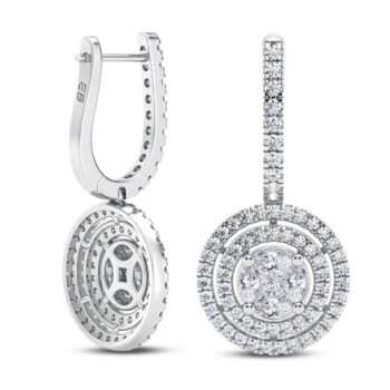 Endless Love Drop Diamond Earring