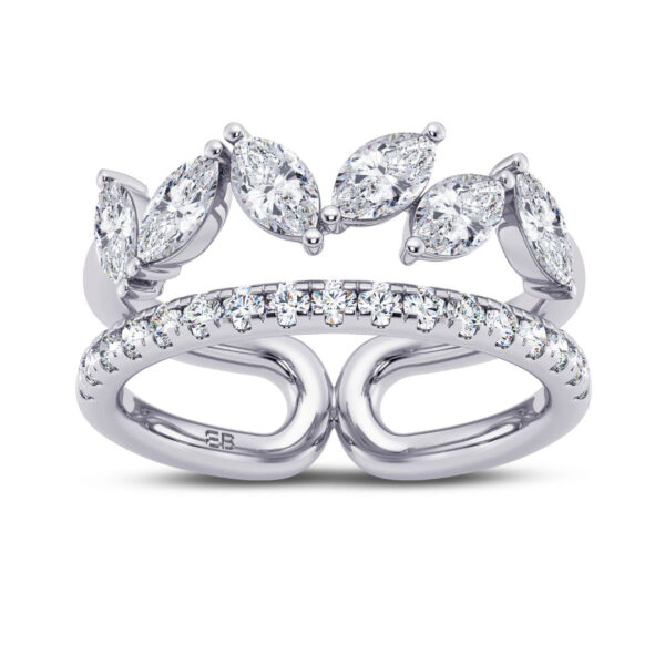 Soaring Marquee Diamond Ring