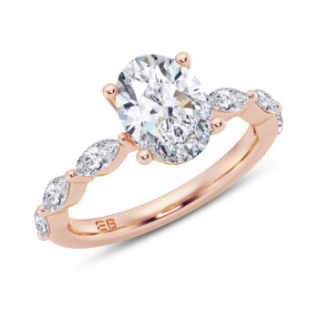 Oval Ascend Engagement Ring