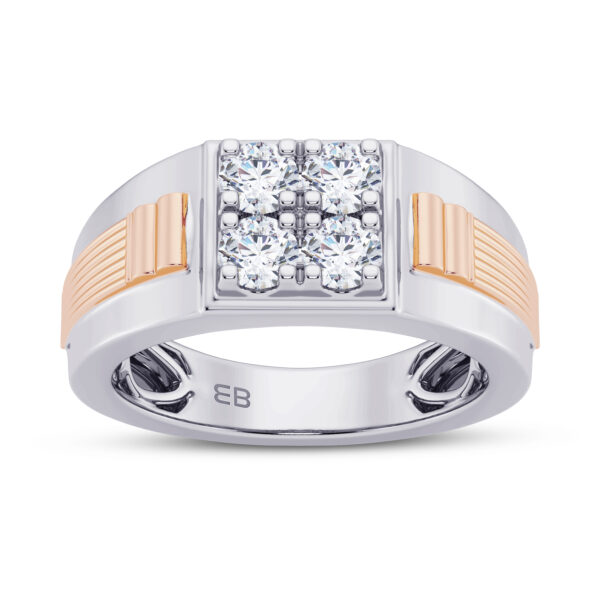 Tetrad Men's Lab Diamond Ring