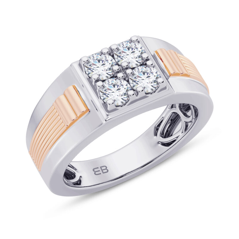 Tetrad Men's Lab Diamond Ring