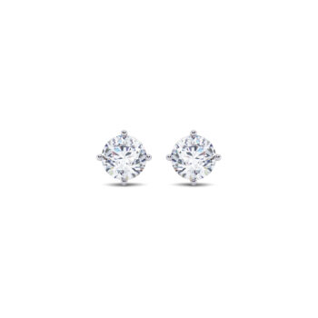 1 ct tw Solitaire Diamond Earring