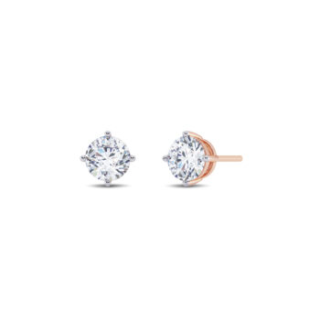 1 ct tw Solitaire Diamond Earring