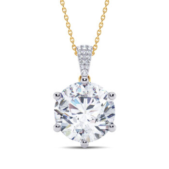 5 cts Solitaire Diamond Pendant