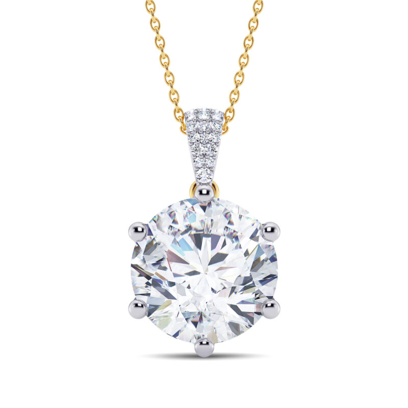 5 cts Solitaire Diamond Pendant