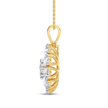 Floweret Diamond Pendant