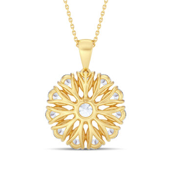 Floweret Diamond Pendant