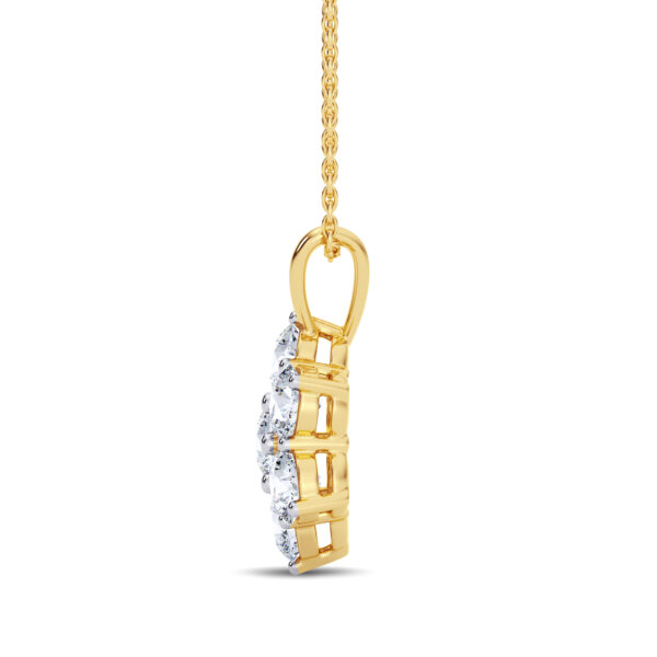 Floweret Diamond Pendant