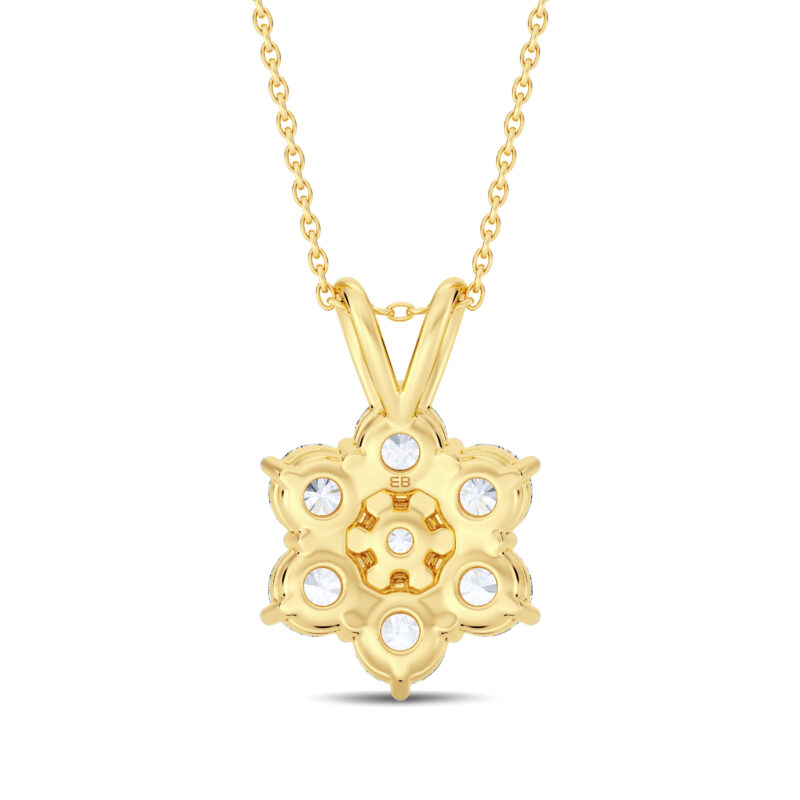 Floweret Diamond Pendant