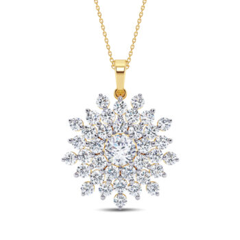 Blooming Love Diamond Pendant