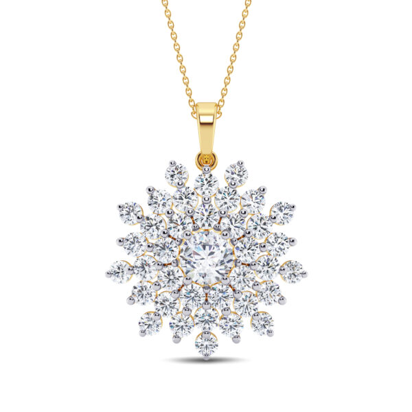 Blooming Love Diamond Pendant