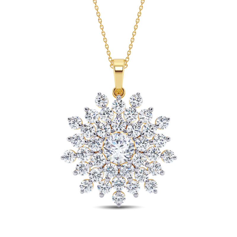 Blooming Love Diamond Pendant