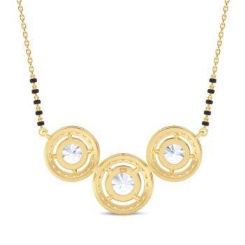 Striking Trio Diamond Mangalsutra