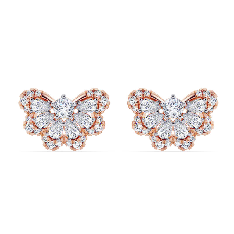 Flutter Diamond Earrings