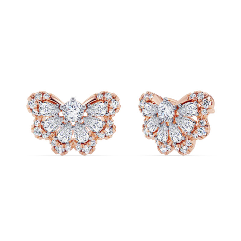 Flutter Diamond Earrings