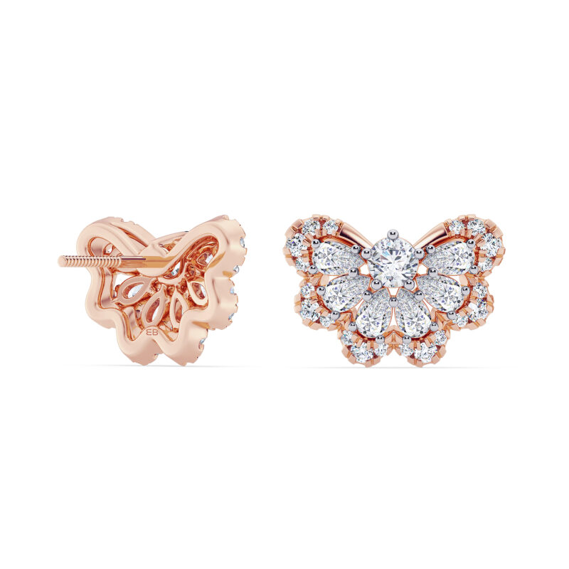 Flutter Diamond Earrings