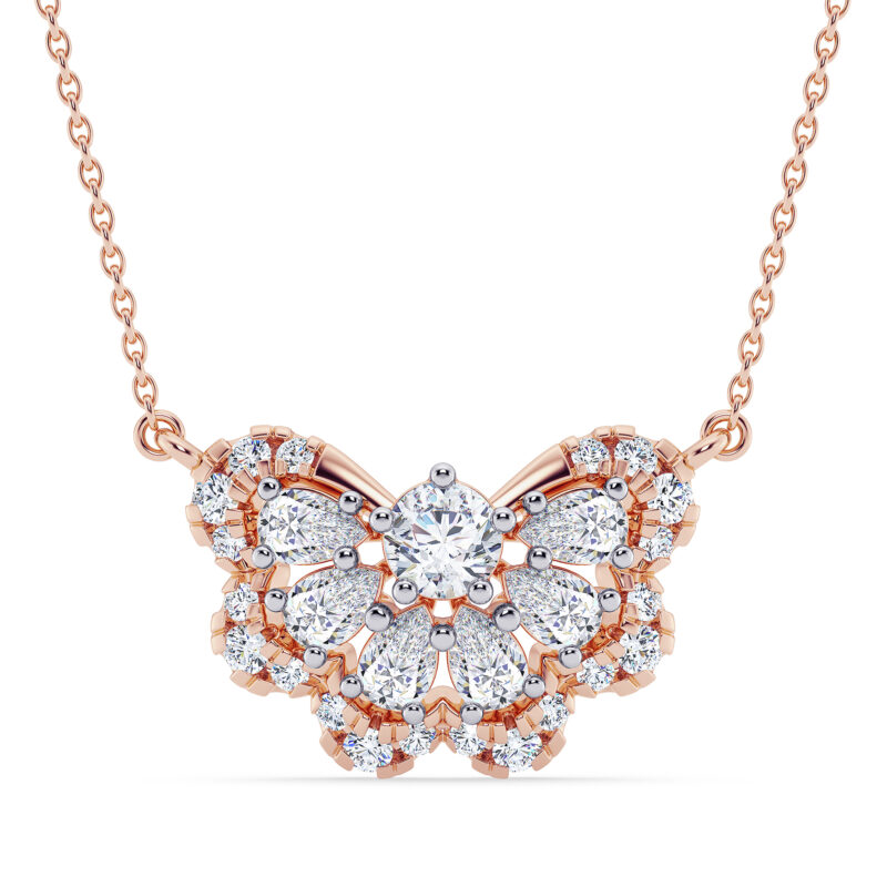 Flutter Diamond Pendant