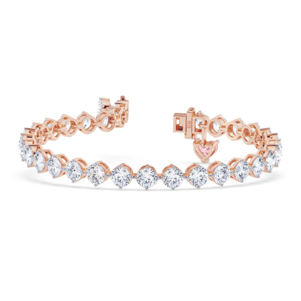 025 cts each Round Tennis Bracelet